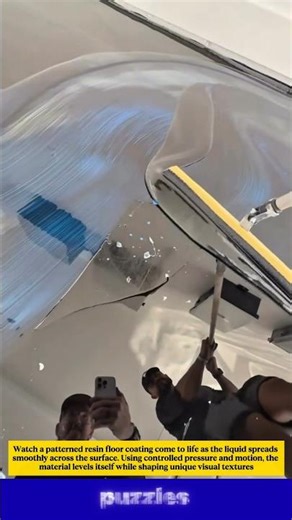 Mesmerizing Resin Floor Coating — Pattern Finish That Looks Unreal!