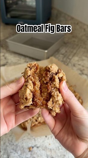 Homemade Oatmeal Fig Bars🤍✨