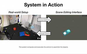 基于数字孪生的6 DoF 机器人进行套件组装