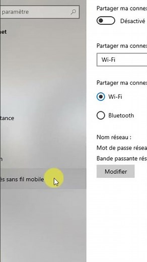 Créer un Point d'Accès Sans Fil avec son PC #shorts