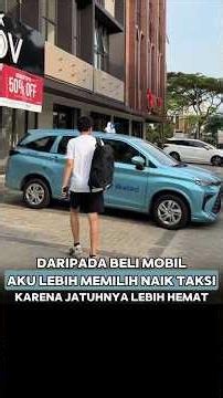Daripada beli mobil, aku lebih memilih kemana2 naik taksi di Indonesia #lhokokbisa