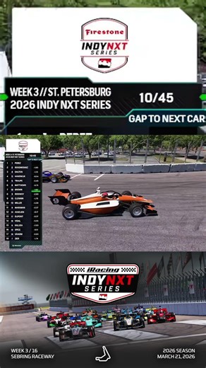 Right in the wall! #iracing #indycar #esports #simracing #automobile #formula1 #f1 #f1simracing