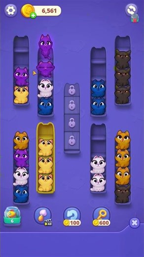 Kitty Sort: Twisted Tails Level 377 | Funny Games