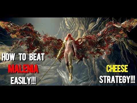 Malenia CHEESE! Beat Easily! - Elden Ring Guide to Beating Malenia EASILY
