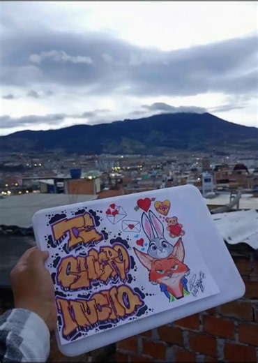Dibujo romántico: dedicada a esa persona que hace brillar tus ojos