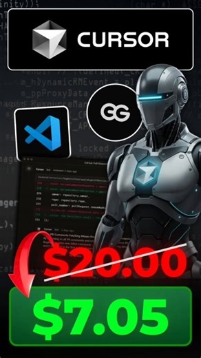 Stop Overpaying for Cursor Pro! 2025 Discount (60% OFF)#shorts #viral #viralshorts #cursor #cursorai