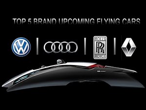 5 Future Flying Concept Cars | Audi shark | Renault | Volkswagen | TF-X | Weird Tech Gadgets