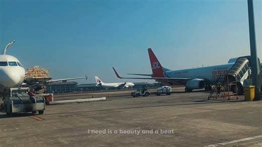 Busy Skies at Yangon International Airport
