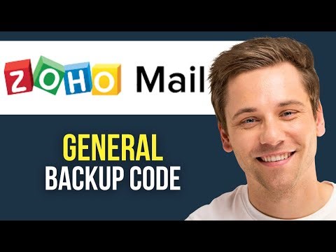 How to Generate Backup Codes in Zoho Mail