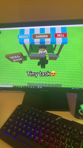 Grow a Garden with Tiny Task in Roblox