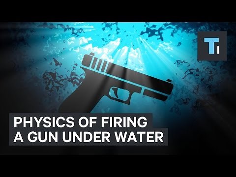 Physics of firing a gun under water