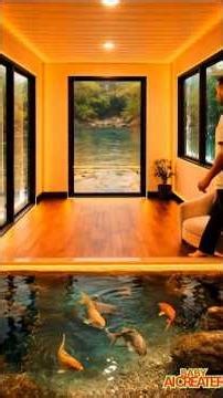 He Turned a Rusty Shipping Container Into a Luxury Underwater Oasis! 🌊🏠 #shortsfeed