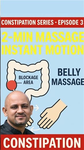 2-Min Belly Massage for Instant Constipation Relief #constipation#dralankardhariwal #yourgutdoctor