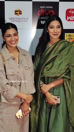 Varalaxmi Sarathkumar Sister Pooja Sarathkumar Exclusive Visuals At Saraswathi Movie