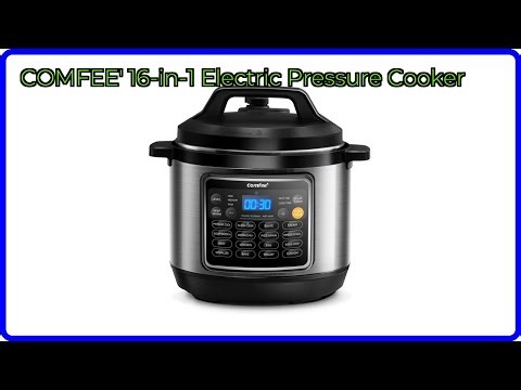 REVIEW (2026): COMFEE' 16-in-1 Electric Pressure Cooker. ESSENTIAL details.