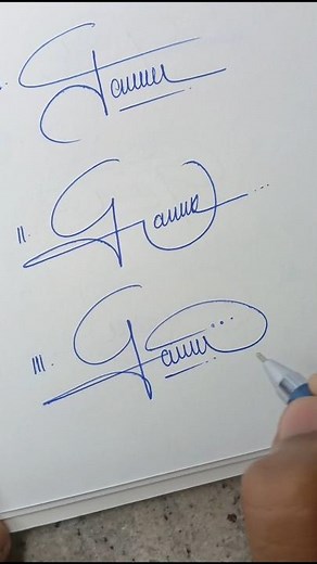 How to sign the letter G ? ✍️ 💖 #signaturedesign #signature #shorts