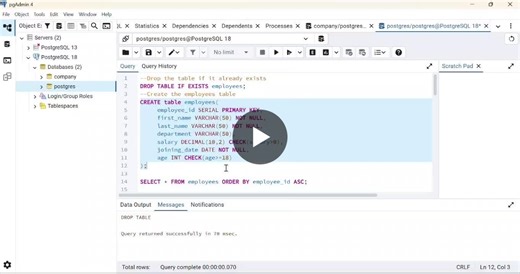 #sql #postgresql #databasemanagement #dataanalytics #dataengineering #continuouslearning | Pragati Baid