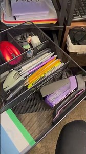 Desk Drawer Organizer Review 🖤✨ | Metal Mesh 6-Compartment Organizer