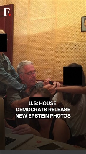 Firstpost on Instagram: "#FPReels| US: Bill Gates, Noam Chomsky Seen in New Epstein Photos House Democrats released new photos tied to Jeffrey Epstein on Wednesday, showing high-profile figures, including Bill Gates, Noam Chomsky, and Woody Allen. Gates appeared twice alongside women. One image included a message reading, “I will send u girls now.” The release renews scrutiny over Epstein’s network and past associations, although no context was provided for the photos."