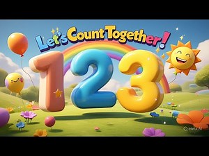 "Count with Fun: 1 to 20 Rhyme for Kids | Learn Numbers with Cute Animation!"