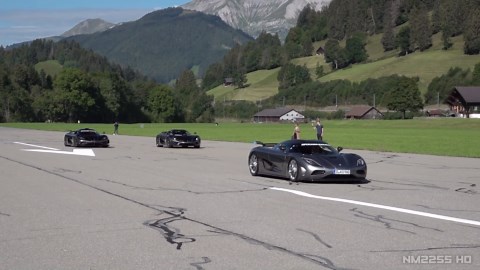 Hypercary v akci s čistým zvukem motoru