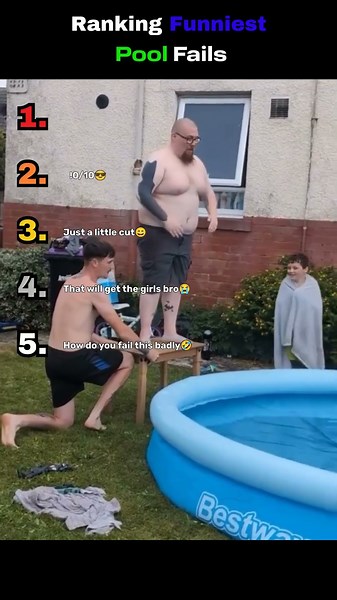 Top 5 Pool Fails That Went Wrong 😂 #shorts