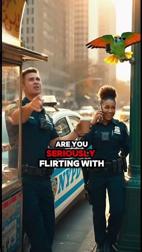 🦜 Parrot Flirts with Cop’s Partner: “I’m the Upgrade, Officer!” 😂💘