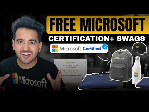 Microsoft Free Certification Offer 2025 | 50 Day Online Course With Certificate & FREE Swags