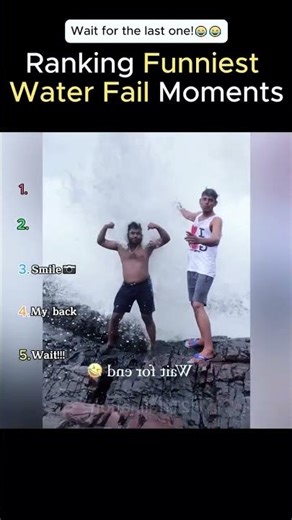 5 Water Fails So Funny, You’ll Need to Watch Twice 😂🌊#waterfall #funny #trending #viral