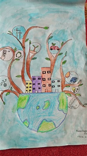 Poster Making "Save Earth"🌍