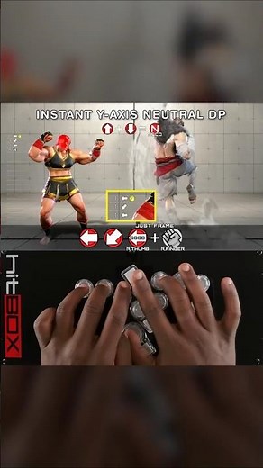 #EveryFrameCounts: Instant Dragon Punch (P2) #HitBox #HowToHitBox #SF6 #スト6 #Leverless #SOCD
