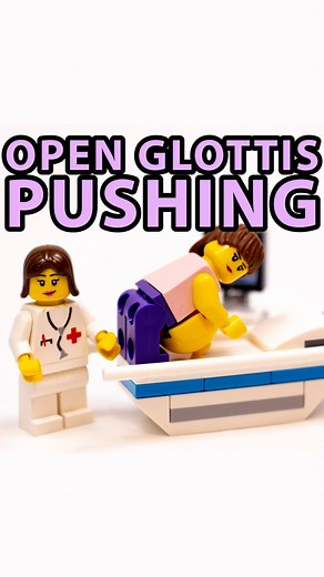 Have you heard of open glottis pushing for birth? It’s when you let some air out of your mouth while pushing vs holding your breath for a long time (valsalva/purple pushing or closed glottis ). ➡️Had you heard much about pushing before birth? Learning to breath and relaxing your pelvic floor (the muscles at the bottom of your pelvis) in pregnancy is helpful to prepare your body for pushing - think of opening the door for baby to exit. With an unmedicated birth and waiting for your body to push o
