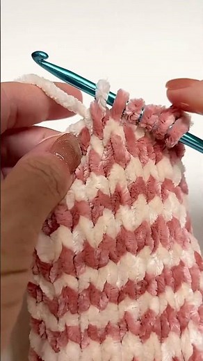 Tunisian Crochet Knit Stitch (2 Colors) – Super Clean!