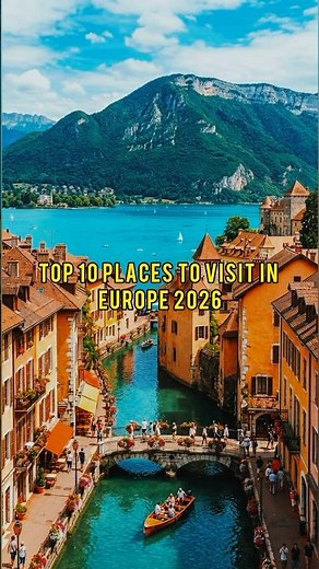 Top 10 Places to Visit in Europe #2026 #europe #travel #shorts