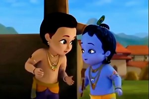 episode " KELAHIRAN KRISNA " Kartun Little Krisna part 2 | Ririn rynti