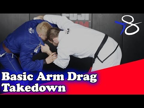 JIU-JITSU TAKEDOWNS FOR BEGINNERS - ARM DRAG FOR BJJ - TRAVIS STEVENS