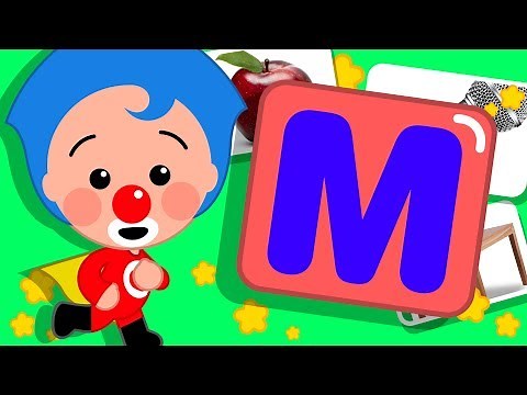 Gira y Aprende: ¡Aprendemos la Letra M! 🎈 Videos Educativos | Plim Plim