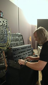 Working on new stuff. I love the sound of the Knifonium so much… 26 tubes working inside that beast… 🖤🎹 | Hannes Bieger