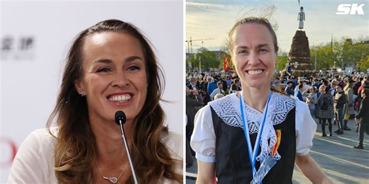 In Pictures: Martina Hingis all smiles as she attends annual Swiss spring celebration in Zurich, dresses up in traditional attire