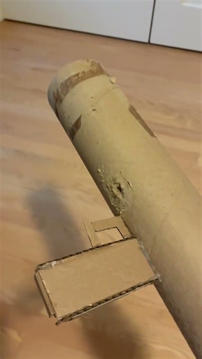 Cardboard rocket launcher