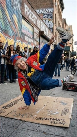 GRANDMA’S GOT THE MOVES! 👵🔥