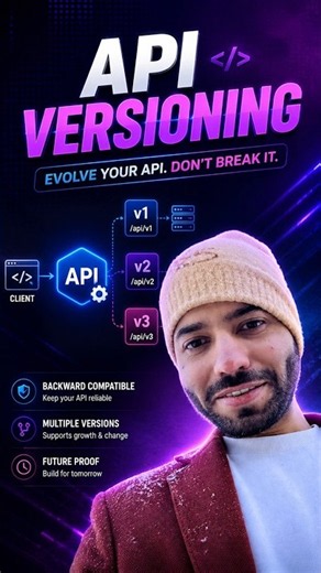 API Versioning Explained in 30 Seconds #shorts #youtubeshorts #instagram #api #version #interview