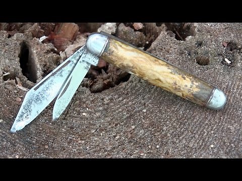 Rusty Old Pocket Knife Restoration