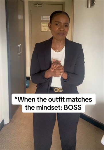 #creatorsearchinsights I said boss vibes… and the suit understood the assignment, Suit & Camisole @BOSS Shoes & belt @FERRAGAMO #effortlesslyelegantbm #suit for women full set #officeoutfit #fashioninspo