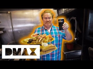 Casey VS MONSTER Irish Breakfast With A Pint Of Guinness | Man V Food