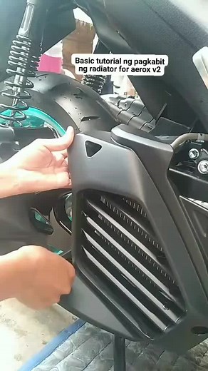 Yamaha Aerox V2 Radiator Cover Installation Tutorial