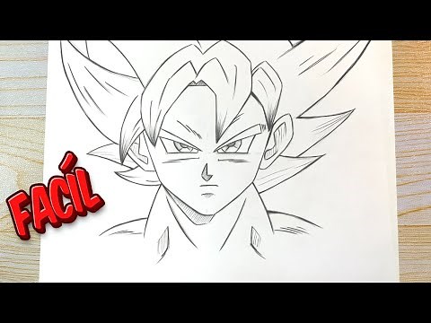 HOW TO DRAW GOKU ULTRA INSTINCT Mastered Step by Step in Pencil