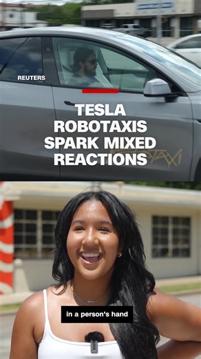 92K views · 493 reactions | Tesla's much-publicized robotaxi service recently began in one neighborhood in Austin, Texas, for a select group of the company's fans and only with a Tesla employee in the front passenger seat. Read more: https://cnn.it/4llI8N1 | CNN | Facebook