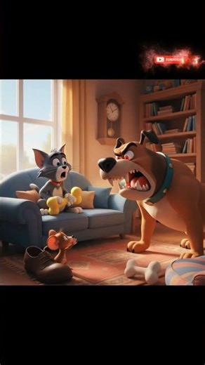 Tom and Jerry Funny Short–Cat Steals Dog’s Bone #tomandjerryshorts #shortsviral #cartooncharacters