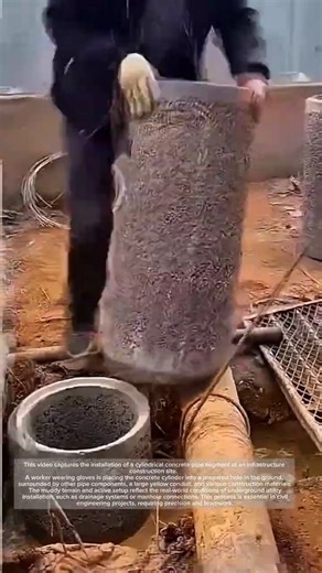 Installing Manhole Components and Utility Pipes – Field Footage!